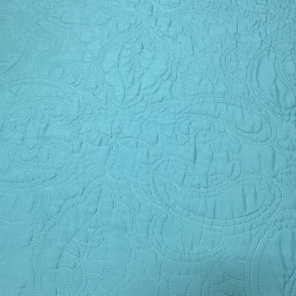 American Pacific Twin Quilt Southwest Teal 84" x 68" - Picture 4 of 16